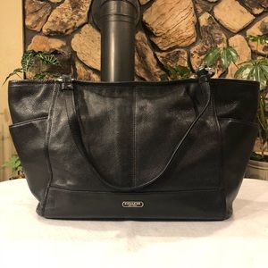 Coach Leather Purse - Black